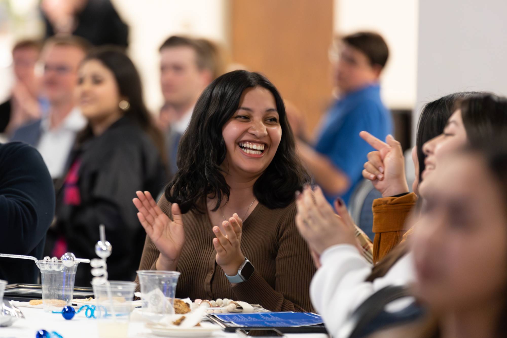 Student enjoying the event